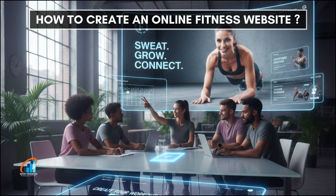 How to create an online fitness website?